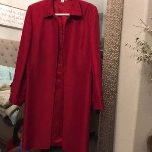 Beautiful Dark Red long coat🌸